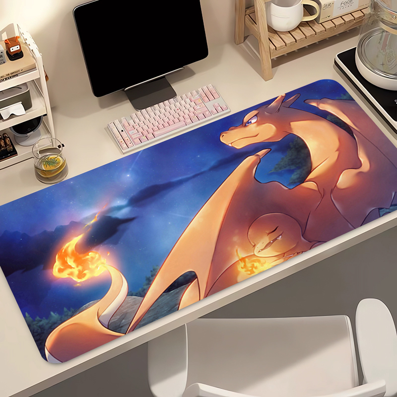 Tablet With All Accessories - Anime Mouse Pad Pokemon Charizard Kawaii