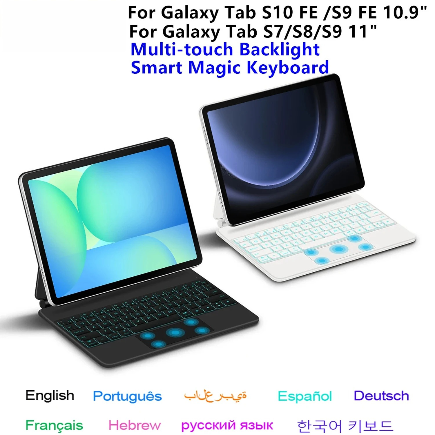 Samsung Tablet Keyboard Accessories - Magic Keyboard for Samsung Galaxy Tab