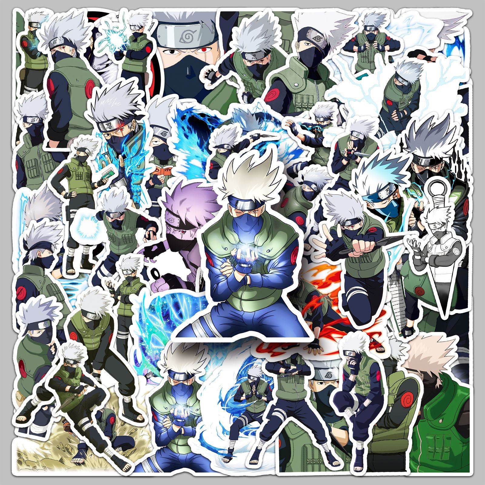 Tablet Accessory - 50pcs Anime Naruto Hatake Kakashi‌ Graffiti