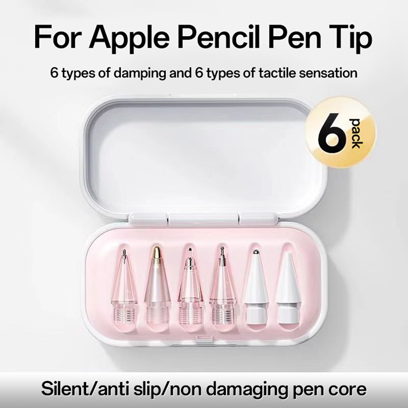 Tablet Drawing Accessories - 6Pcs/Set Replacement Tips For Apple Pencil