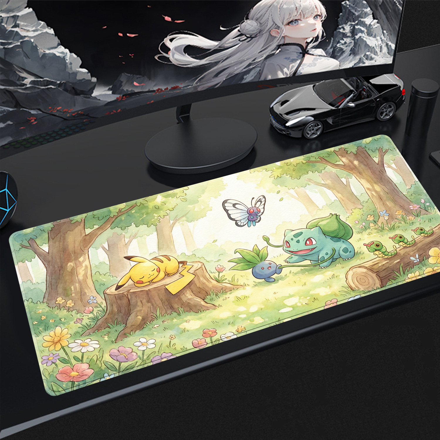 Tablet With All Accessories - Kawaii Mouse Pad Gaming PC Accessories