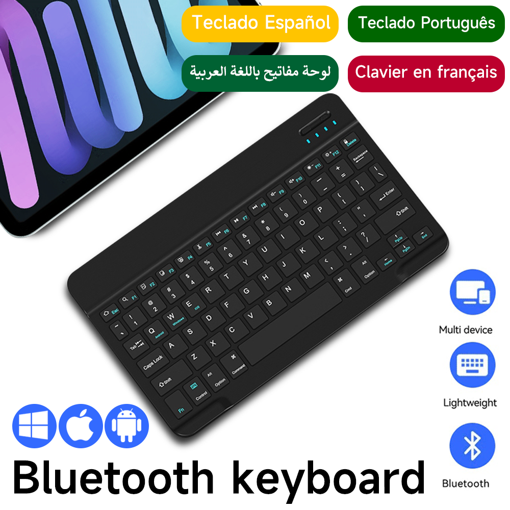 Bluetooth Keyboard for IOS And - đánh giá và giá Samsung Tablet Keyboard Accessories