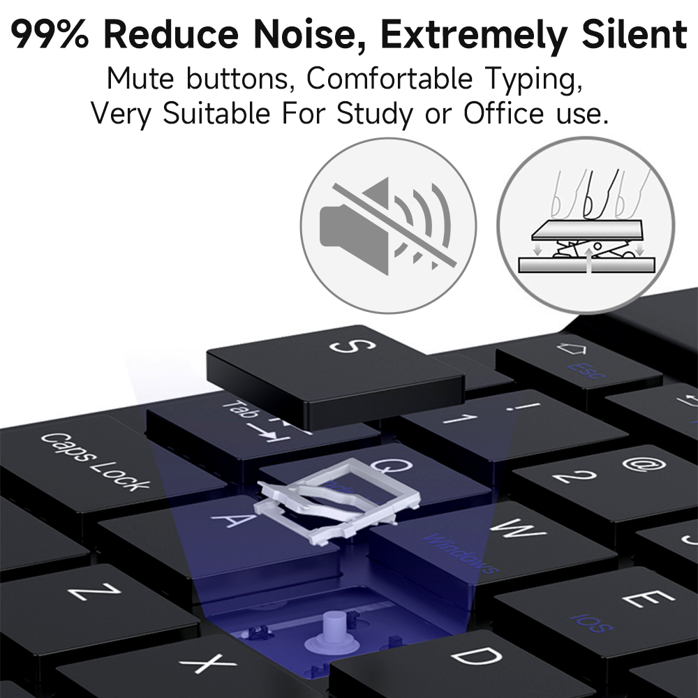 Bluetooth Keyboard for IOS And - đánh giá và giá Samsung Tablet Keyboard Accessories