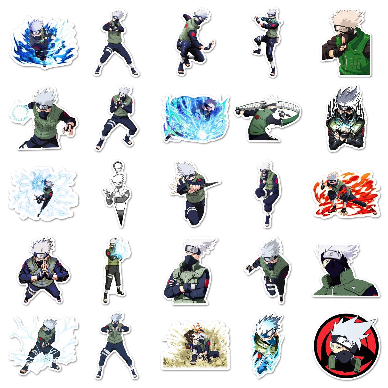 50pcs Anime Naruto Hatake Kaka - đánh giá và giá Tablet Accessory