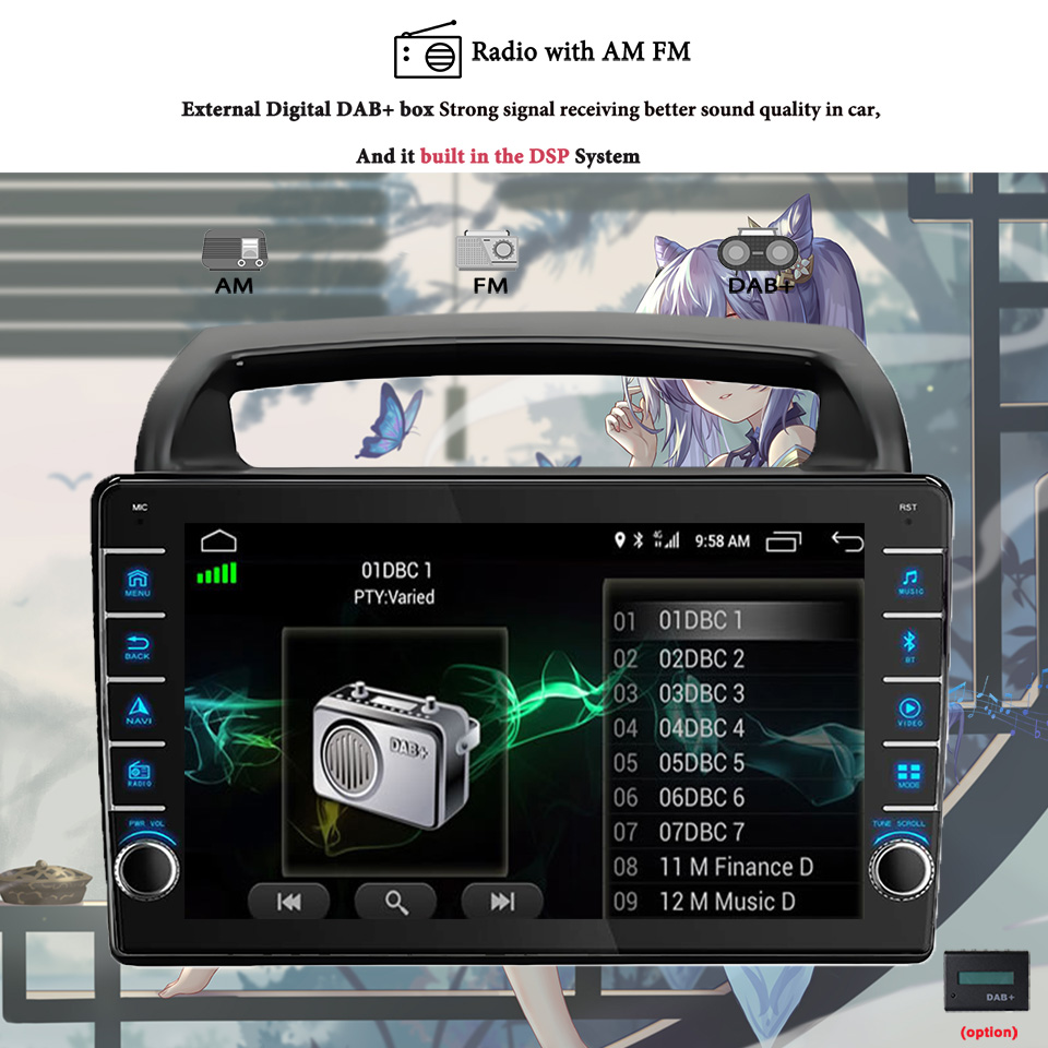 8G+128G Android 14 For Kia Car - đánh giá và giá Tablet Danish Mobile & Accessories Faisalabad