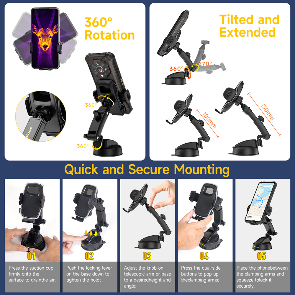 Ulefone Armor Mount Next-Gen V - đánh giá và giá Ulefone Tablet Accessories