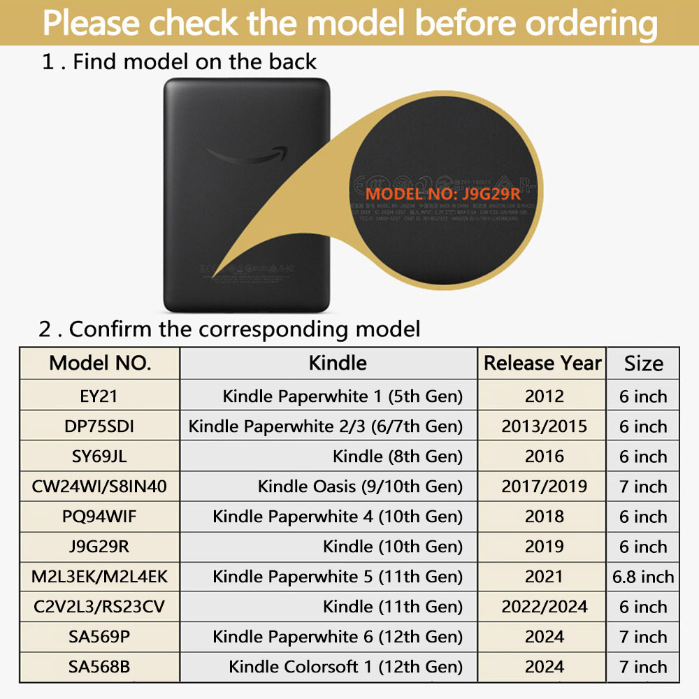 Foldable Stand Case for Kindle - đánh giá và giá Ulefone Tablet Accessories