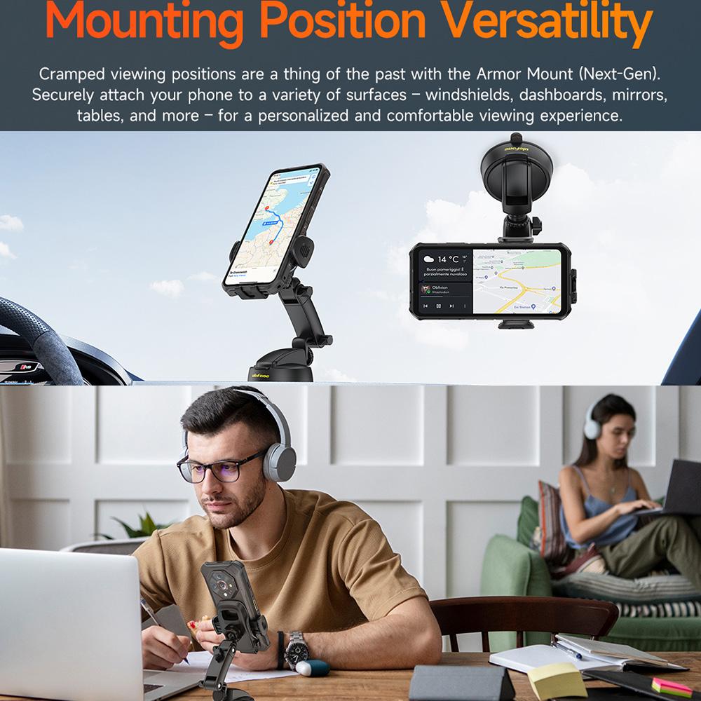 Ulefone UAN16 Armor Mount Car  - đánh giá và giá Ulefone Tablet Accessories