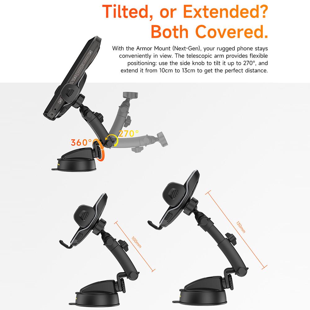 Ulefone UAN16 Armor Mount Car  - đánh giá và giá Ulefone Tablet Accessories