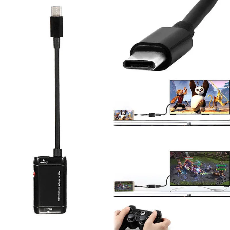 USB-C Type C Male to HDMI-comp - đánh giá và giá Hdmi Adapter Tablet