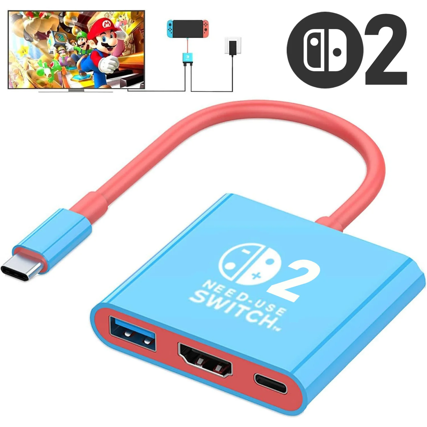 Switch 2 Dock HDMI 4K USB 3.0  - đánh giá và giá Hdmi Adapter Tablet