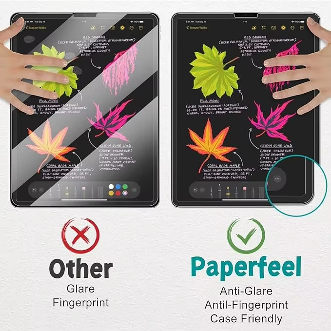 Paper Feel Matte Screen Protec - đánh giá và giá Paper Feel Screen Film