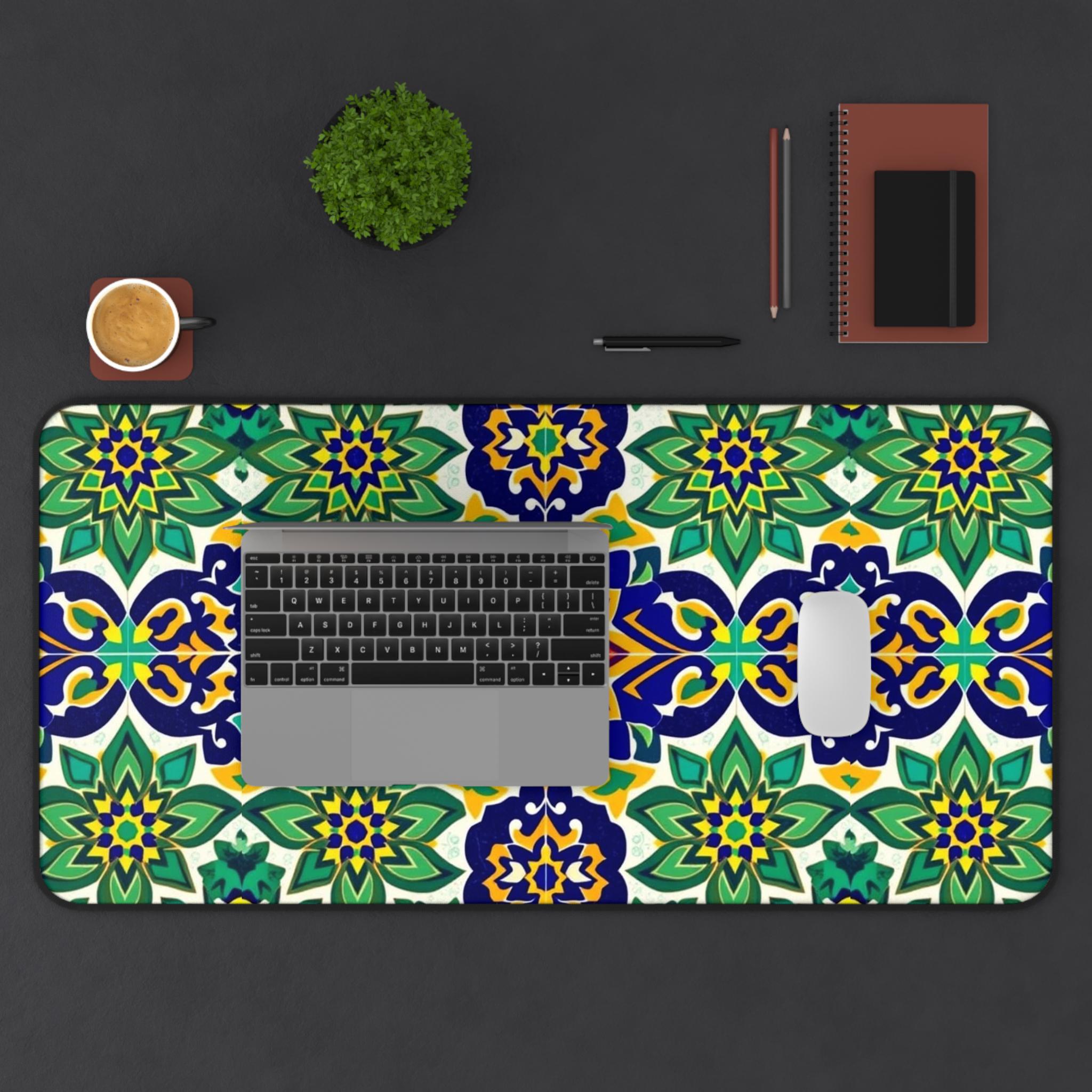 Colorful Floral Table Mat, Sty - đánh giá và giá Office Table Accessories Unique