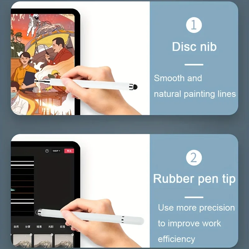 2in1 Stylus Pen Universal Draw - đánh giá và giá Tablet Drawing Accessories